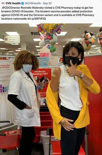 CDC director Dr. Rochelle Walensky bivalent COVID booster